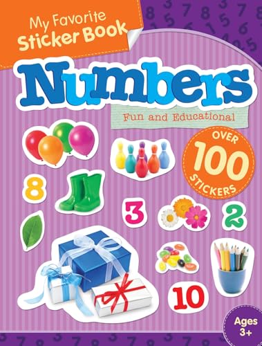 My Sticker Poster Book - Numbers: Learning Fun with Stickers and a Giant Poster, Sticker Books for Toddlers 2-4 Years