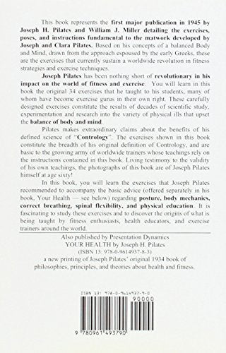 Pilates Return to Life Through Contrology by Pilates, Joseph