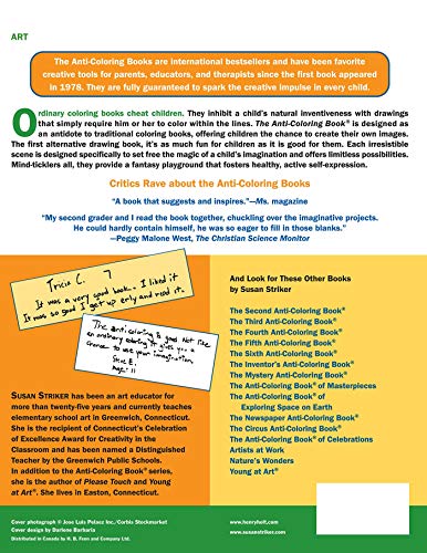 The Anti-Coloring Book: Creative Activities for Ages 6 and Up — back cover