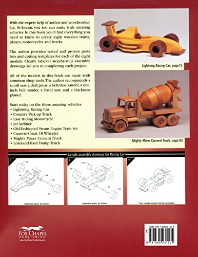 Amazing Vehicles You Can Make: Complete Plans and Assembly Drawings for Eight Different Models (Fox Chapel Publishing)