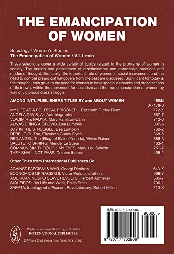 The Emancipation of Women; From the Writings of V. I. Lenin