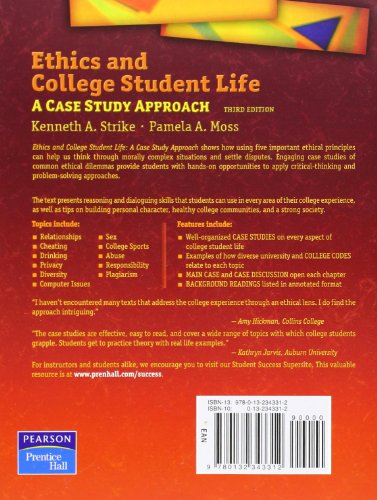 Ethics and College Student Life: A Case Study Approach
