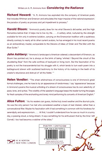 Considering the Radiance: Essays on the Poetry of A. R. Ammons