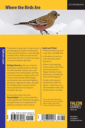 Birding Colorado: Over 180 Premier Birding Sites At 93 Locations (Birding Series)