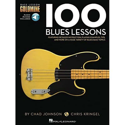 100 Blues Lessons - Bass Lesson Goldmine Series Bk/Online Audio