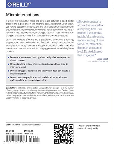 Microinteractions: Full Color Edition: Designing with Details