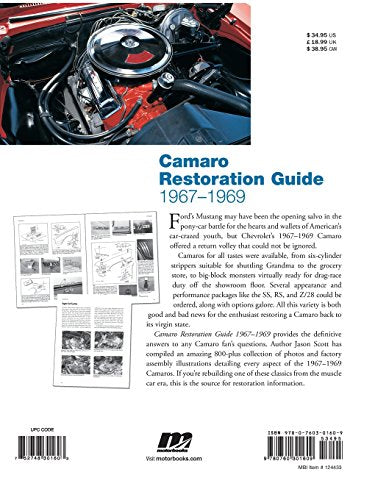 Camaro Restoration Guide, 1967-1969 (Motorbooks Workshop) by