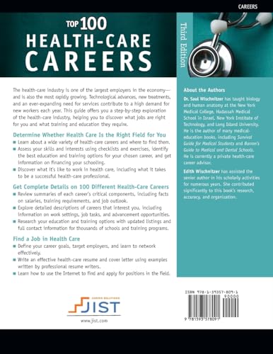Top 100 Health-Care Careers: Your Complete Guidebook to Training and Jobs in Allied Health, Nursing, Medicine and More