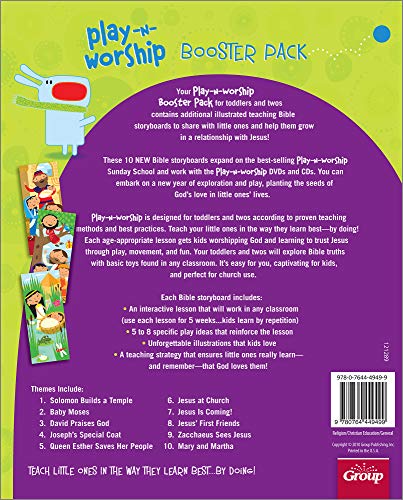Play-n-Worship: Booster Pack for Toddlers & Twos — back cover