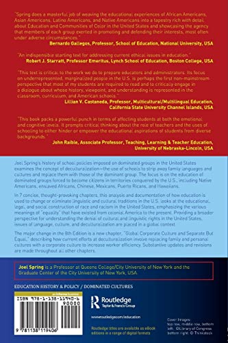 Deculturalization and the Struggle for Equality: A Brief History of the Education of Dominated Cultures in the United States (Sociocultural, Political, and Historical Studies in Education)