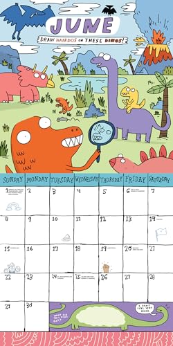 Kid's Awesome Activity Wall Calendar 2025: Includes 300+ Super Fun Stickers!