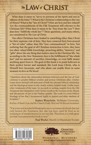 The Law of Christ by Charles Leiter
