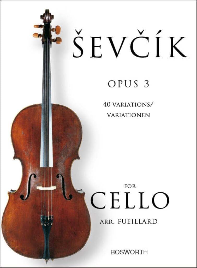 Sevcik for Cello - Opus 3  Technique Variations Sheet Music for Cello Students  Progressive Etude Method for Developing Tone Agility and Accuracy  Essential Classical Training Book