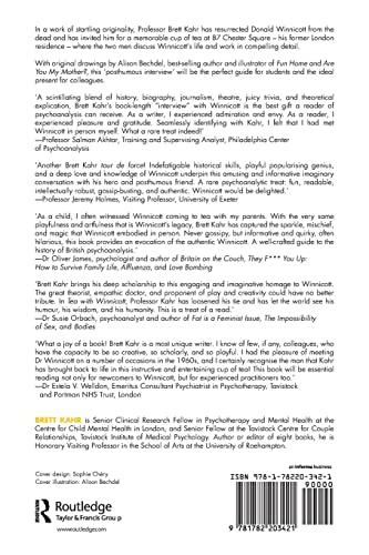 Tea with Winnicott (The Interviews with Icons Series) — back cover
