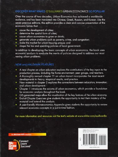 Urban Economics — back cover