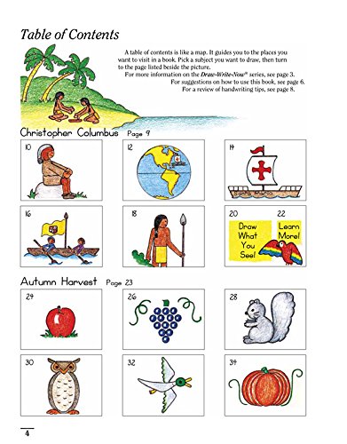 Draw Write Now Book 2: Christopher Columbus, Autumn Harvest, Weather