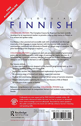 Colloquial Finnish: The Complete Course for Beginners (Colloquial Series (Book Only))