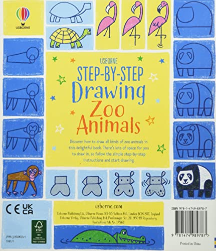 Step-by-Step Drawing Zoo Animals