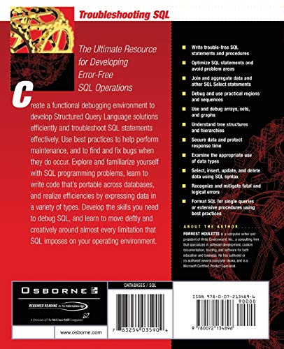 Troubleshooting SQL