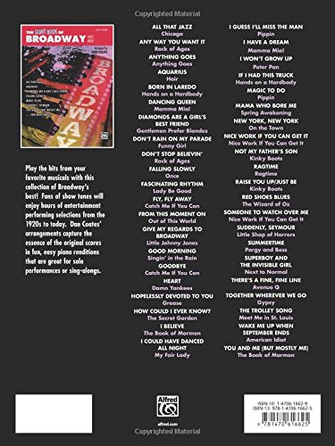 The Giant Book of Broadway Sheet Music: Easy Piano (The Giant Book of Sheet Music)