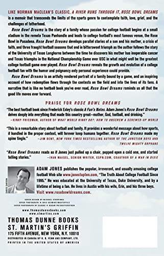 Rose Bowl Dreams: A Memoir of Faith, Family, and Football