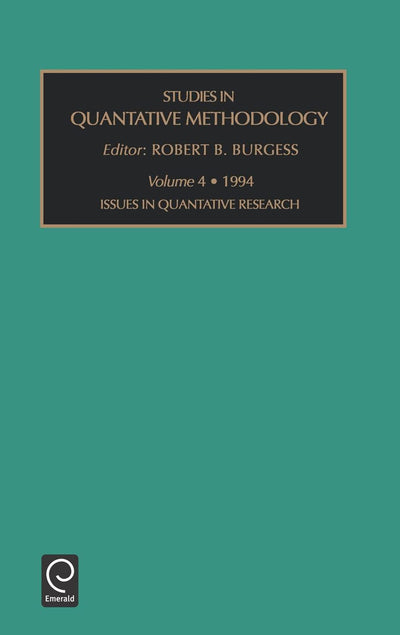 Issues in Qualitative Research (Studies in Qualitative Methodology, 4)