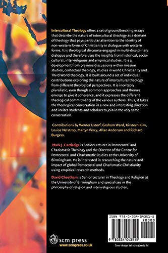 Intercultural Theology: Approaches and Themes