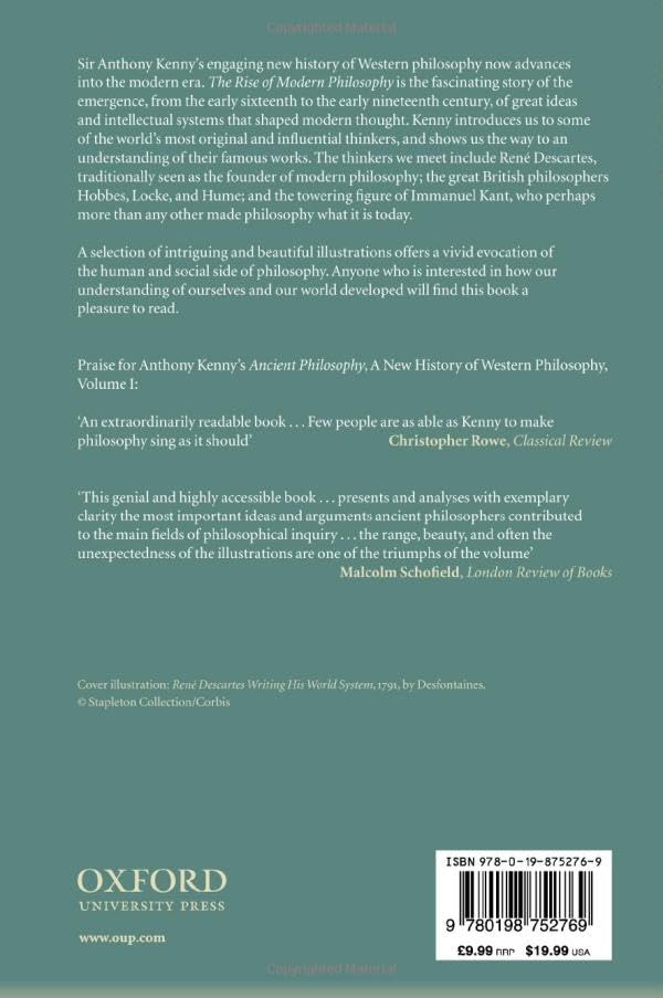 The Rise of Modern Philosophy: A New History of Western Philosophy, Volume 3