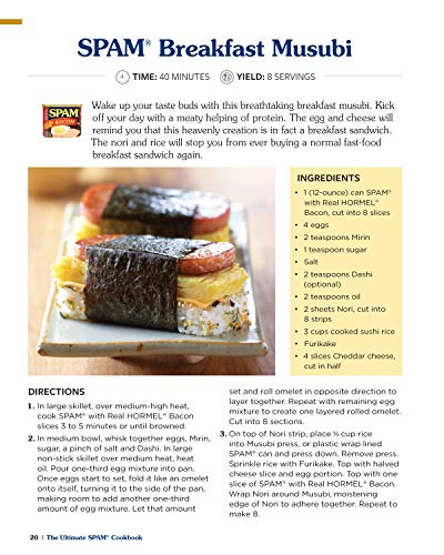 The Ultimate SPAM Cookbook: 100+ Quick and Delicious Recipes from Traditional to Gourmet (Fox Chapel Publishing) How to Elevate Ramen, Pizza, Sliders, Breakfast, & More with Hormel's Little Blue Can