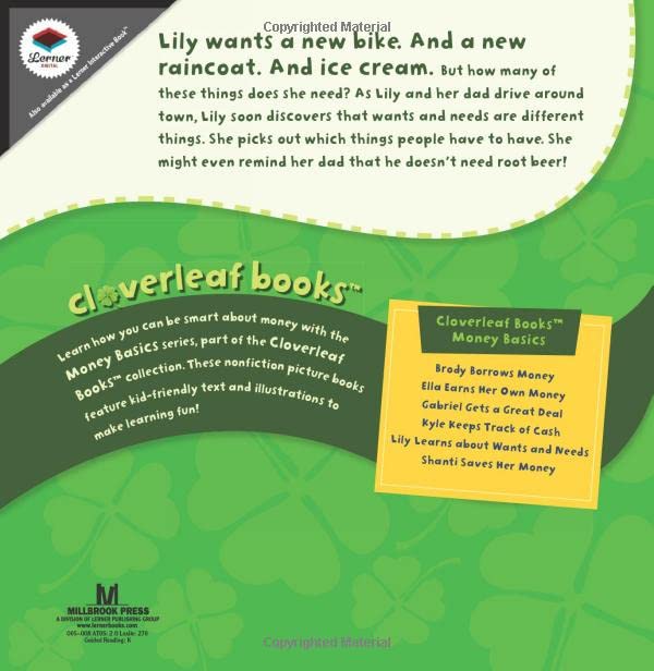 Lily Learns about Wants and Needs (Cloverleaf Books  - Money Basics)