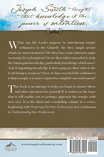 Completing Your Endowment (Temple Endowment)