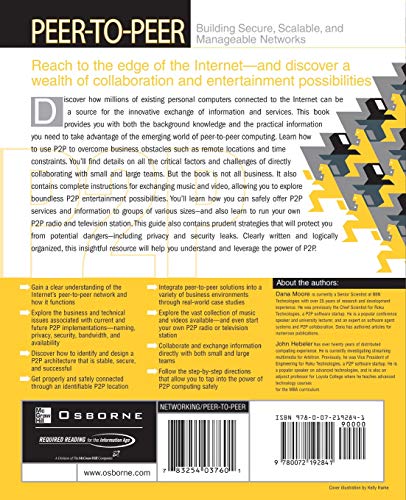 Peer-to-Peer: Building Secure, Scalable, and Manageable Networks