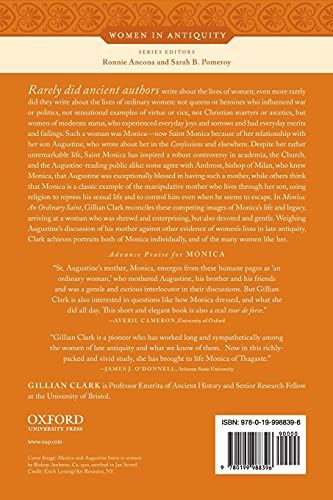 Monica: An Ordinary Saint (Women in Antiquity)
