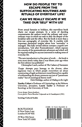 Escape Attempts: The Theory and Practice of Resistance in Everyday Life