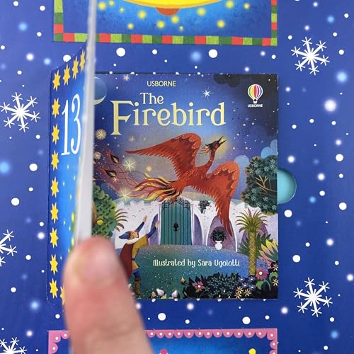 Usborne Advent Calendar Book Collection: Festive Countdown with 24 Magical Tales of Princes, Princesses, Dragons, and Dinosaurs, Including a Special ... Version of A Christmas Carol for Little Ones