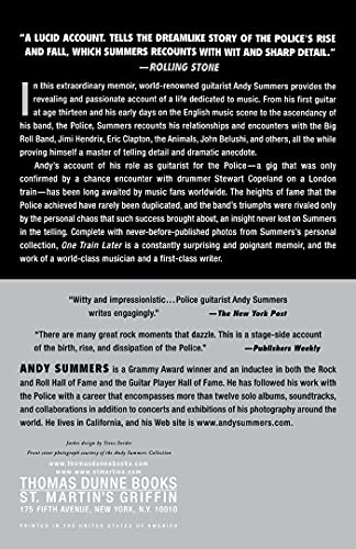 One Train Later: A Memoir by Andy Summers