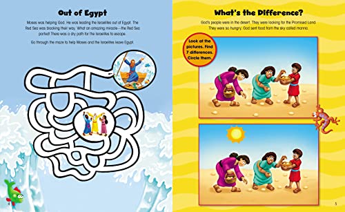 The Beginner's Bible Amazing Miracles of the Bible Sticker and Activity Book