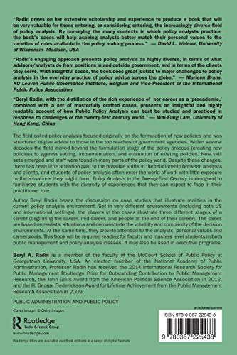 Policy Analysis in the Twenty-First Century: Complexity, Conflict, and Cases
