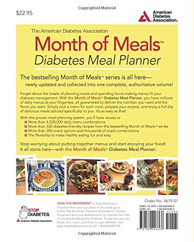 The American Diabetes Association Month of Meals Diabetes Meal Planner