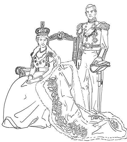 The Unofficial The Crown Coloring Book: British royal design