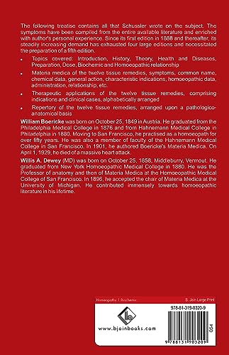 The Twelve Tissue Remedies of Schnssler