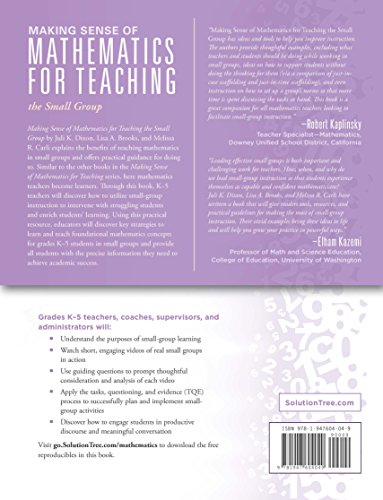Making Sense of Mathematics for Teaching the Small Group (Small-Group Instruction Strategies to Differentiate Math Lessons in Elementary Classrooms) (Every Student Can Learn Mathematics)