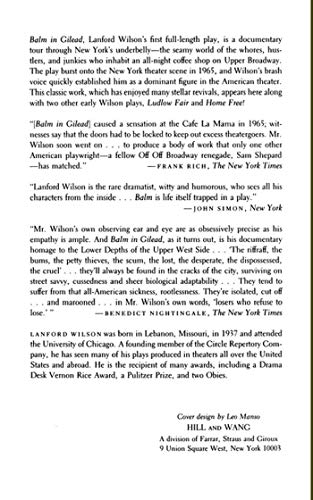 Balm in Gilead and Other Plays (Dramabook)