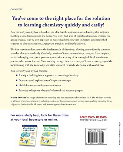 Easy Chemistry Step-by-Step (Easy Step-by-Step Series)