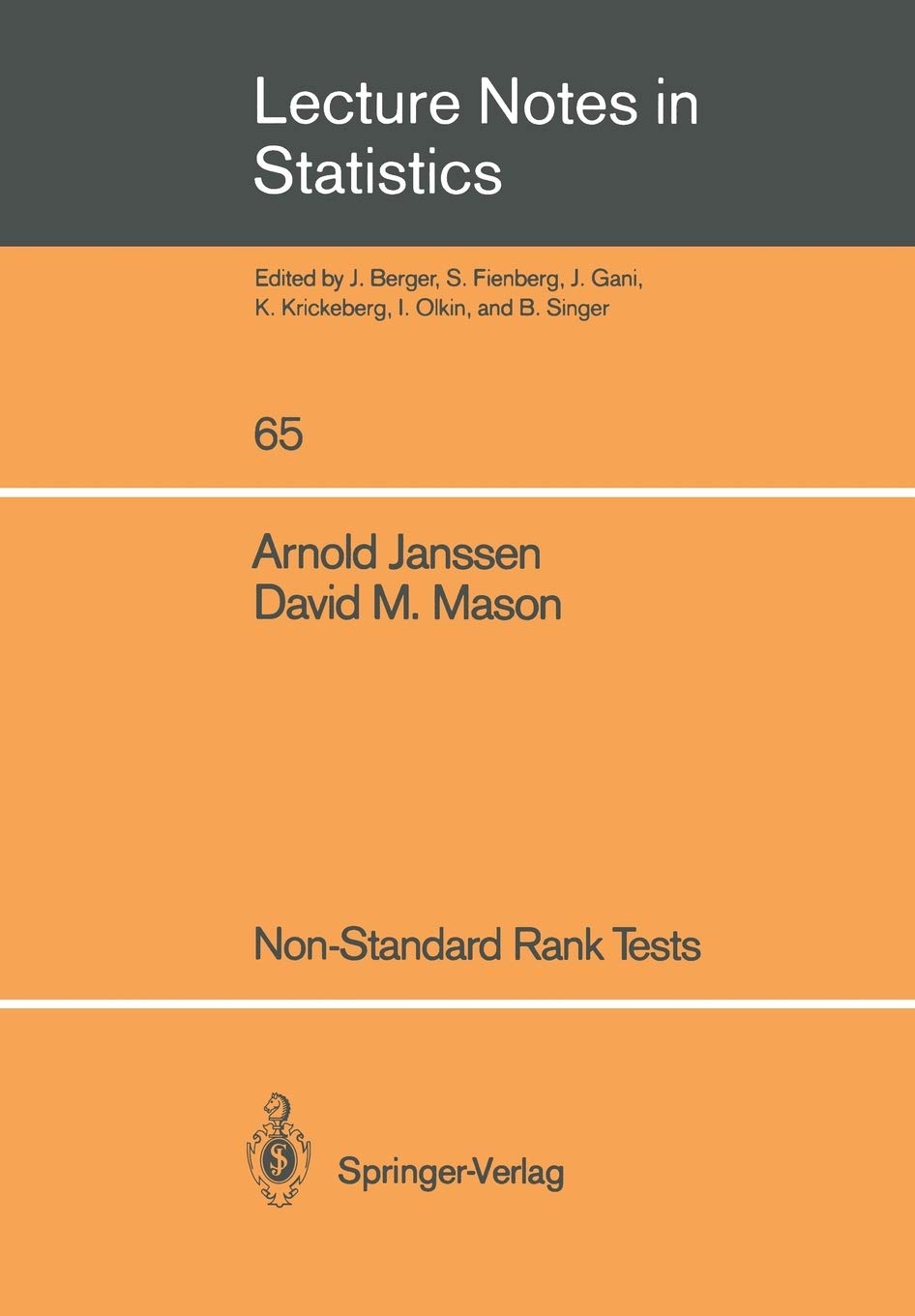 Non-Standard Rank Tests (Lecture Notes in Statistics, 65)