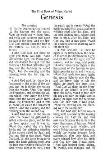 KJV Large Print Compact Reference Bible