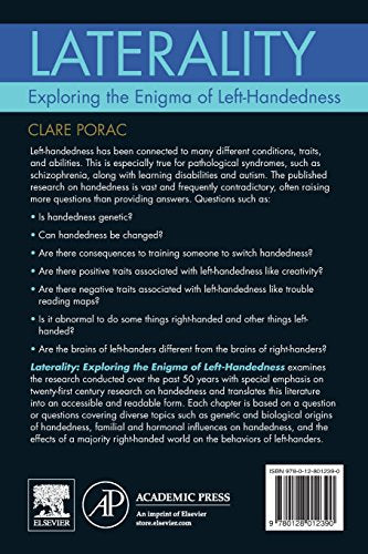 Laterality: Exploring the Enigma of Left-Handedness