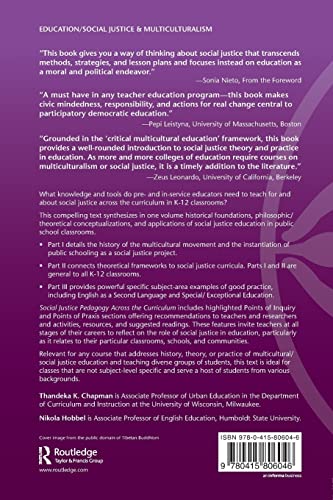 Social Justice Pedagogy Across the Curriculum: The Practice of Freedom (Language, Culture, and Teaching Series)