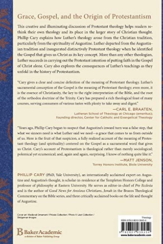 The Meaning of Protestant Theology: Luther, Augustine, and the Gospel That Gives Us Christ — back cover