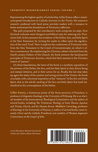 The Trinity: An Introduction to Catholic Doctrine on the Triune God (Thomistic Ressourcement)